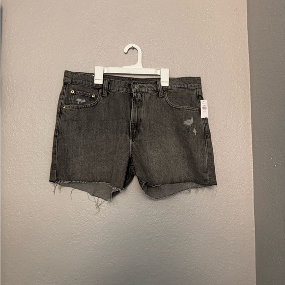 Gap Women Low Stride Short Denim Jean Shorts Gray - Picture 1 of 7